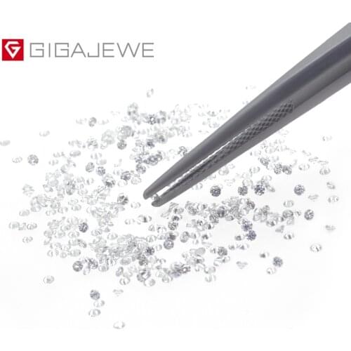 GIGAJEWE HPHT Lab Growh Gem DEF Color 1.1-3.7mm Mini Sizes Finest Quality Wholesale Sale DIY Charms Beads For Jewelry Making