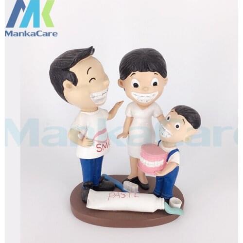 Dentist Gift Resin Crafts Toys Dental Artware Teeth Handicraft Dental Clinic Decoration Furnishing Articles Creative Sculpture