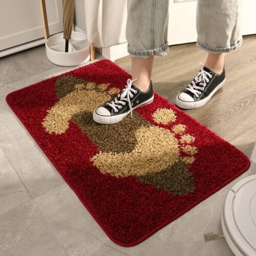 Wear-Resistant Door Mat Outdoor Indoor Entrance Carpet Non-Slip Bathroom Rug Foot Pads For Home Decorative Kitchen 40x60cm