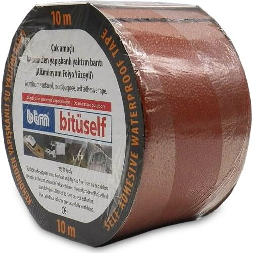 Btm Bituself Red Aluminum Coated Insulation Tape-all Sizes Insulation Tapes Tapes Multi-use Tape