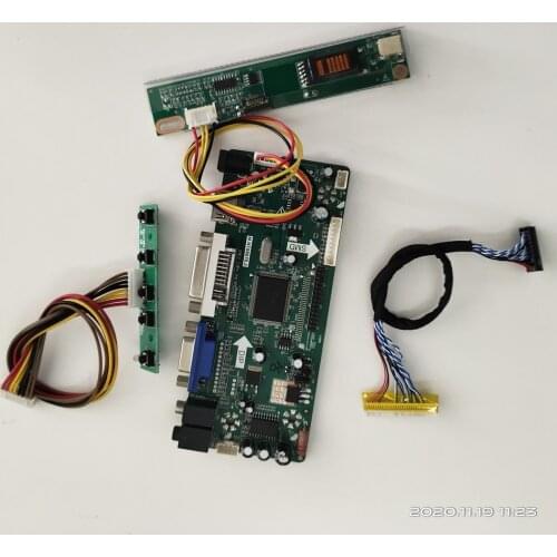 Kit for LTD121EXVV 20pin 1 Lamps 1280x800 Display Panel LED Controller Board HDMI+DVI+VGA Screen Audio LCD M.NT68676 Monitor