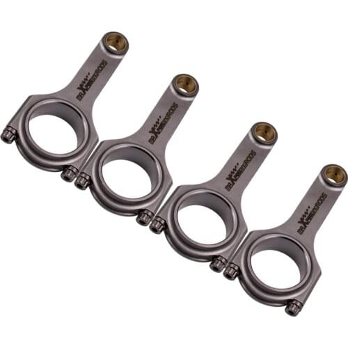 Forged 4340 Conrod For Yamaha YZF R1 YZF-R1 Connecting Rods Pleuel Bielle ARP 2000 TUV Certification Crankshaft EN24 Floating