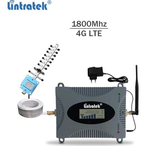 Lintratek Signal Repeater 4G 1800Mhz LTE Booster GSM 1800 Ampli 4G Signal Booster Band 3 DCS Amplifier Network Repeater