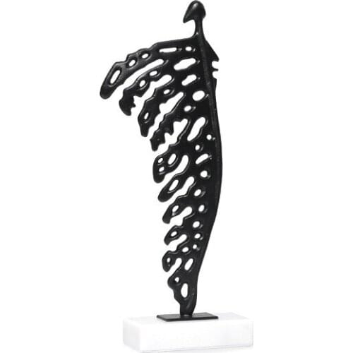 New Style Creative Cast Iron Marble Sweet Lover Single-Wing Figure Ornaments Office Living Room Tabletop Home Decoration