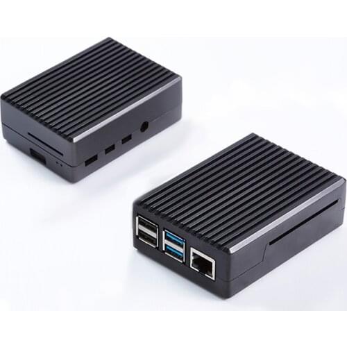 Raspberry pi 4B black cooling case kit