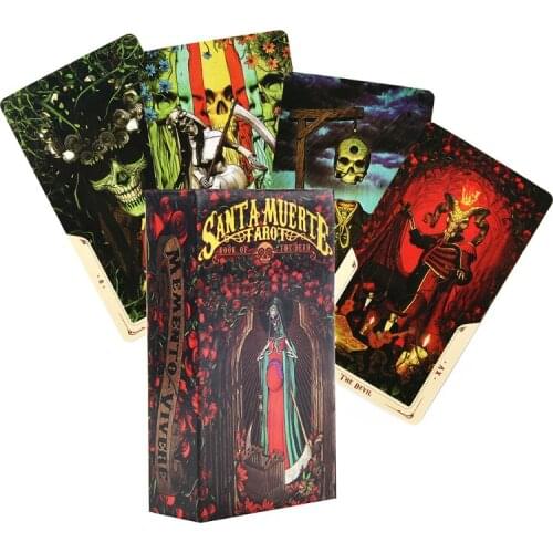 Santa Muerte Tarot Book of The Dead Cards Deck Tarot Oracle Cards Party Board Game Collections