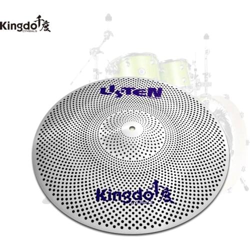 Kingdo high grade new low volume cymbal slience cymbal for drum set