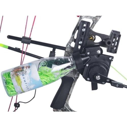 Rope Pot Archery Bow Fishing Reel Fish shooter with 40m Rope Bowfishing Tool for Compound Bow Recurve Bow Fishing Tools