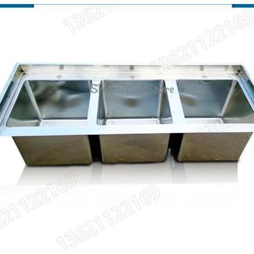 Custom Thickened Handmade Sink Double-bath Stainless Steel Single-bath Kitchen Sink Sink Set Under Counter Basin