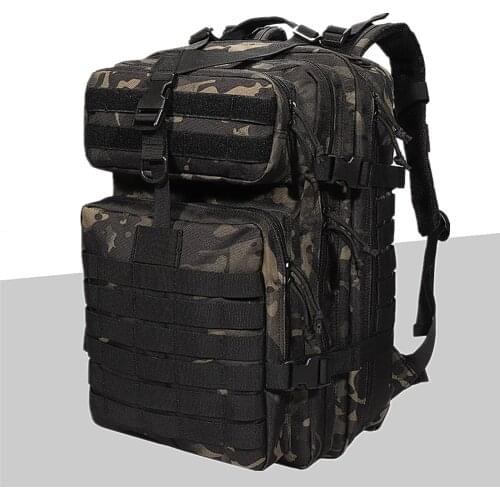 600D Nylon Waterproof Trekking Hunting Backpack Outdoor Military Rucksack 50L Tactical Sports Camping Hiking Travel Bag