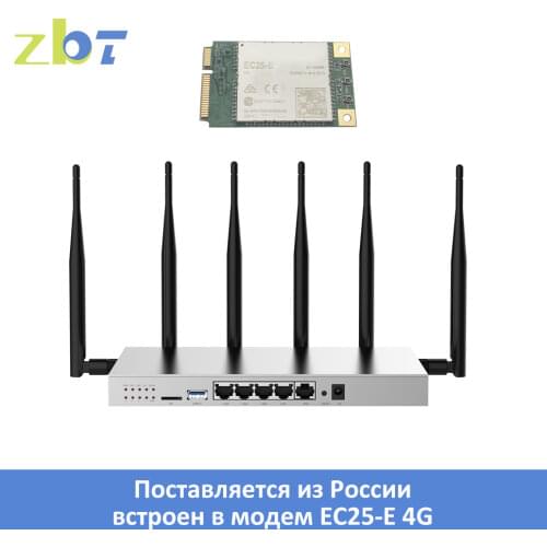 ZBT 4G LTE Router WG3526 Dual Dand Gigabit Openwrt Wireless WiFi Router with SIM Card Slot Network 3G 4G WiFi Router Expander