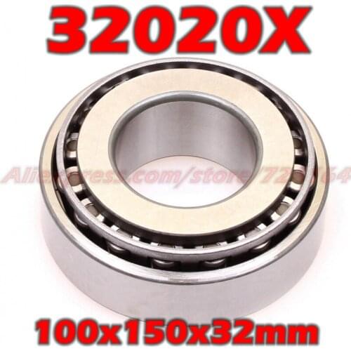 100x150x32 mm Tapered Roller Bearing 32020X 2007120E HR32020XJ 32020JR 32020XA E32020J 32020VC12 32020XU 32020E 100*150*32 32020