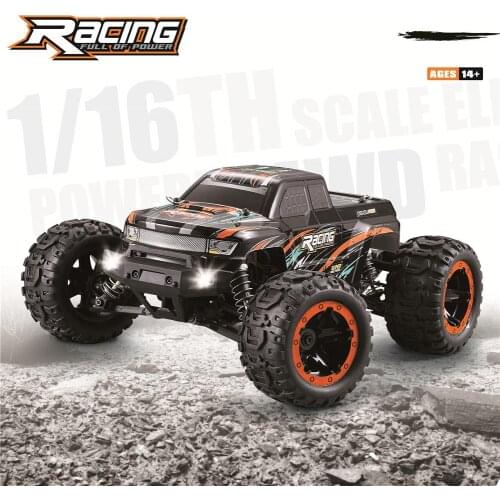 16889 1/16 2.4G 4WD 45km/h Brushless RC Car with LED Light Electric Off-Road Truck RTR Model VS 9125