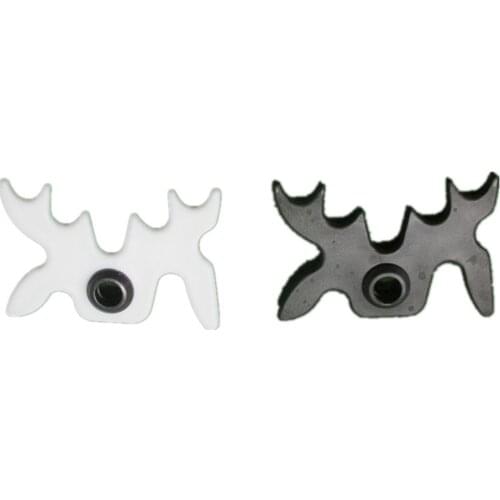 2pcs 4 X 2.7 In Moose Head Pool Billiards Snooker Cue Stick Rest Bridge 9 Slip On Spider Pool Table Billiard Accessories