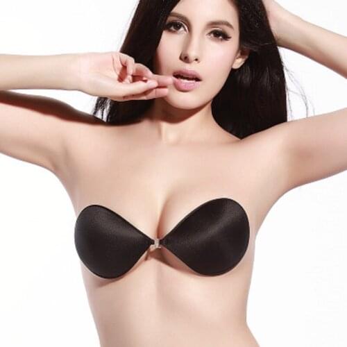 2019 new arrival Silicone Bra Push Up Sexy Strapless Bra Stealth Adhesive Backless Breast Enhancer For Lady Nipple Cover