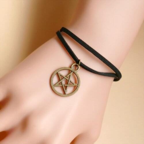 30Pcs Mixed Pentacle Hexagram Star Protection Lucky Charm Pendant Jewelry Making N58F