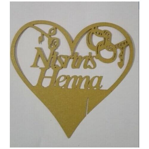 Antique gold custom names colors heart wine glass markers cards wedding engagement party escort table name number card