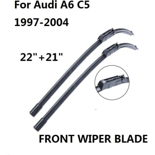 Car Accessories Auto Wiper Blades For Audi A6 C5 1997-2004 High Quality Rubber Windscreen Windshield New