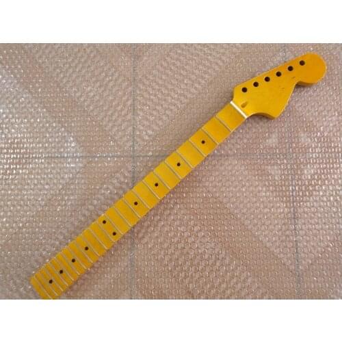 Big headstock Full scalloped Guitar Neck for ST style 22 Fret Maple guitar part