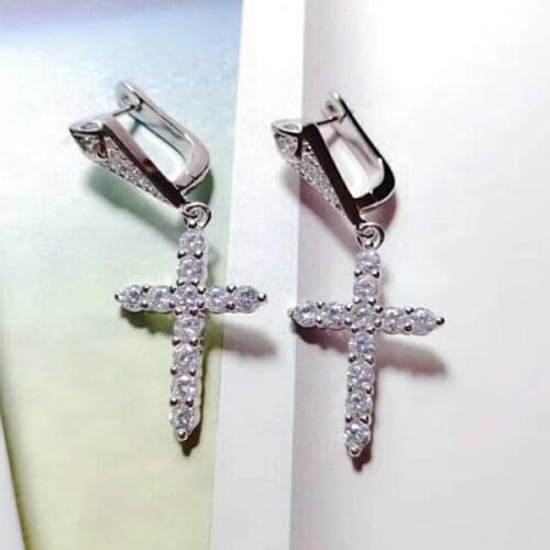 Designer Fashion 925 Sterling Silver Jewelry 3A Cubic Zirconia Party Earring