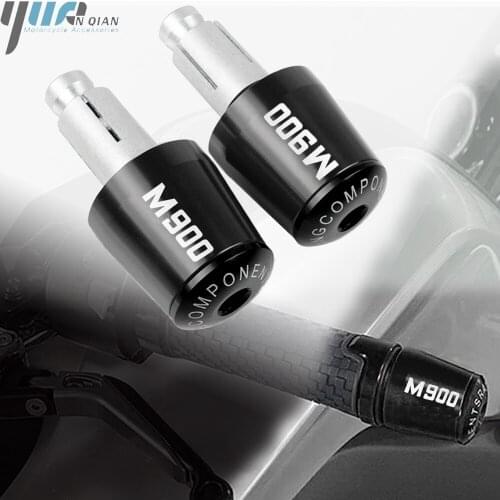 For DUCATI M900 M-900 M1000 Monster 900 M900 MonsterDark 7/8" 22MM Motorcycle Handlebar Grips Slider Cap Plug Hand Bar End