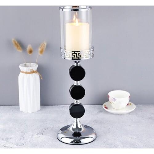 Europe Style wedding decoration Crystal Candlestick Candle Holder For Coffee Dining Table Wedding Christmas Home Decor