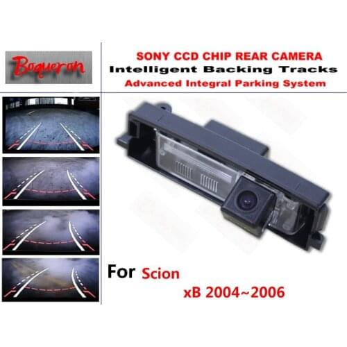 For Scion xB 2004~2006 CCD Car Backup Parking Camera Intelligent Tracks Dynamic Guidance Rear View Camera