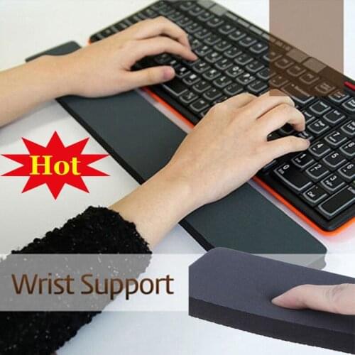 Keyboard Rubber Wrist Support Pad Pc Computer Hand Rest Comfort Hands Cushion