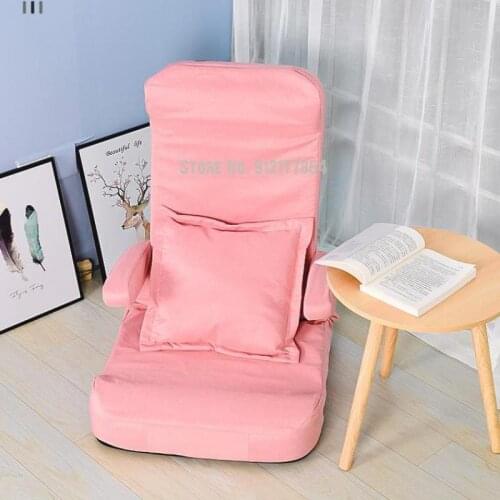 Lazy sofa tatami small apartment bedroom bay window bed folding backrest nursing chair floor single removable and washable