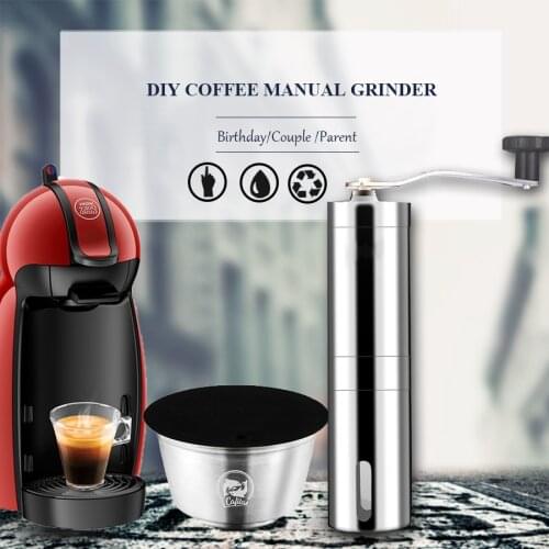 STAINLESS STEEL Metal Reusable Dolce Gusto Capsule Compatible with dolce gusto coffee Machine Refillable Reusable Dolci capsule