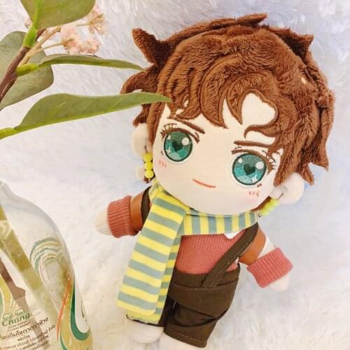 Anime JoJos Bizarre Adventure Joseph Joestar Cosplay Cute Plush Stuffed Change Dolls Toy 20cm Doll Plushie Clothes Xmas Gift