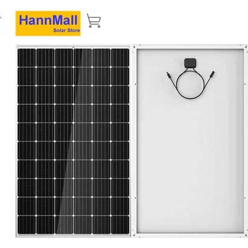 HannMall Monocrystalline Solar Panel 300w 24v 10Pcs Solar Battery Charger Solar Home System 3KW 220v 110V RV Off On Grid System