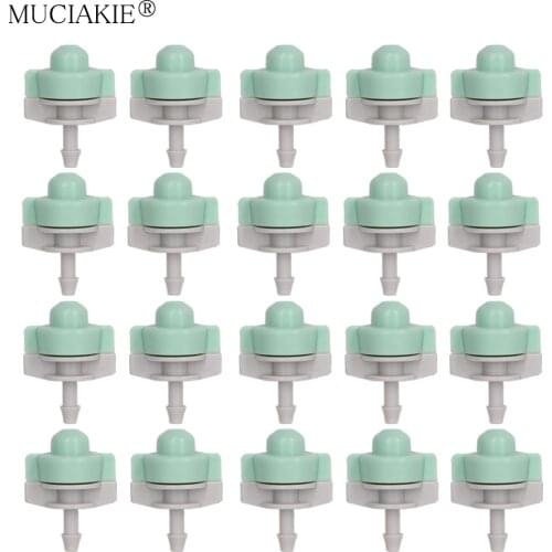 MUCIAKIE 20PCS 15L/h Misting Cooling Nozzles Garden Irrigation Micro Jet Spray Range 0.35m Hanging Foggers Garden Mist Sprinkler