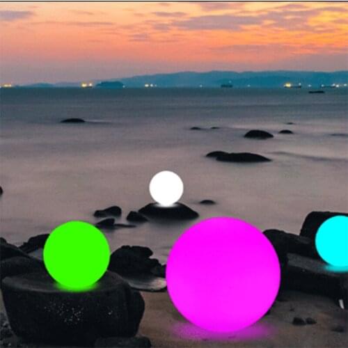 Outdoor Garden Lighting Growing Ball Lights Floor Lamps Street Lamp 16 Colors Garden Lights Waterproof Pool Decorative Lights