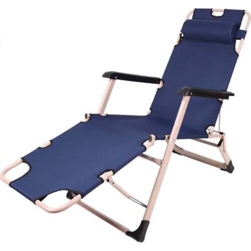 Zero Gravity Office Nap Chair Folding Bed,outdoor Lounge Patio Chairs Beach Chair With Pillow 8 Gear Adjustable Folding Recliner