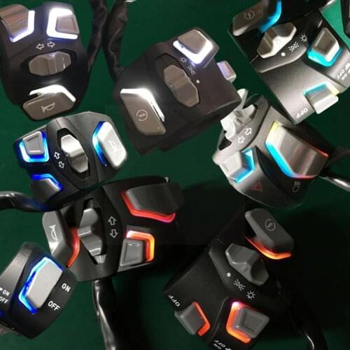 Motorcycle handlebar switch turn signal assembly, universal waterproof twist, suitable N1S/N1/U1/U+ For Mavericks V6O6