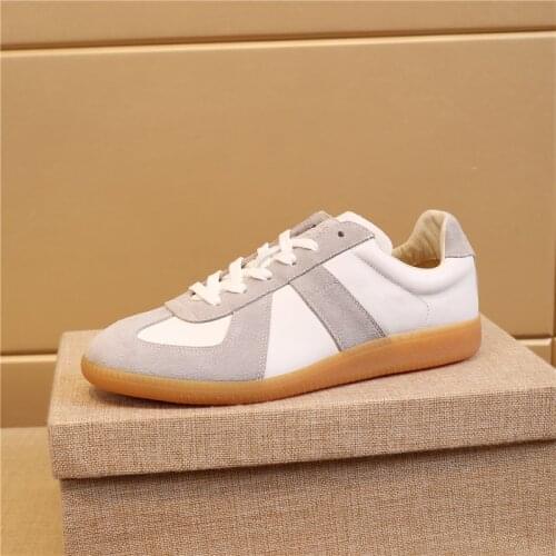 Explosive Style Light Luxury Shoes Full Leather Inside and Outside Mens Casual Shoes Outdoor Sneakers Fashion Flat Shoes