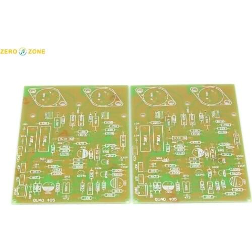 ZEROZONE Replica QUAD405 gold seal power amplifier board PCB AMP (pair)