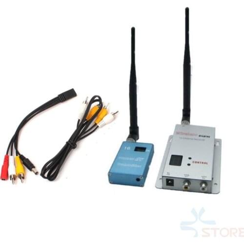 1.2GHz 700mW 15CH Wireless Room-to-Room Audio/Video Transmitter Receiver 1.2G 0.7W Set for FPV Photography
