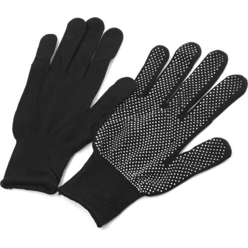 1 Pair Hair Styling Gloves Straightener Perm Curling Hairdressing Heat Resistant Finger Glove Hair Styling Accessories