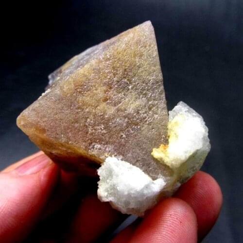 100g Pink Octahedral Fluorite w/ Quartz - crystals and stones healing Mineral specimen Home Decor feng shui decoration