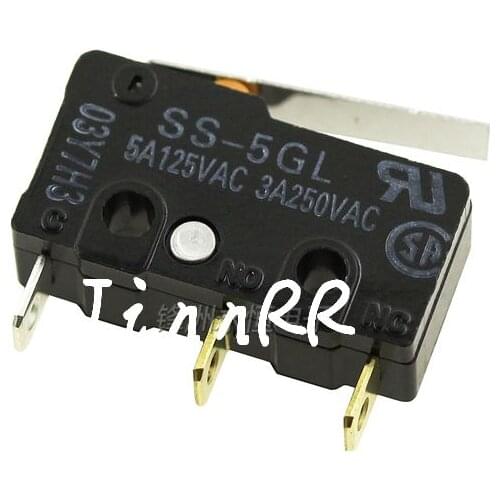 20pcs Imported 5A SS-5GL micro switch 125VAC 1.47N original M102-011