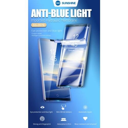 50pcs/Lot SUNSHINE SS-057B Anti-blue light imported hydrogel Films For SS-890C Cutting Mahine Stickers