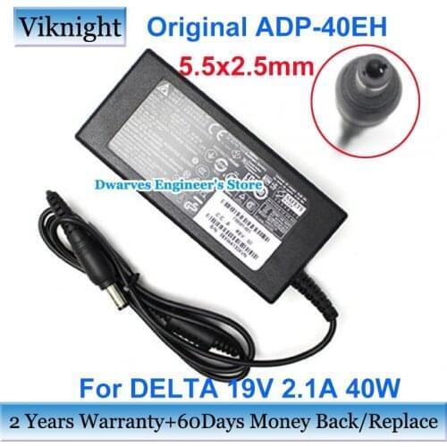 19V 2.1A DELTA Power Adapter For ASUS ML239HW UL20A MS202 MS246 MS238H VX238T VX238 MS238 ML239 MS246H For BENQ DHU100 U101