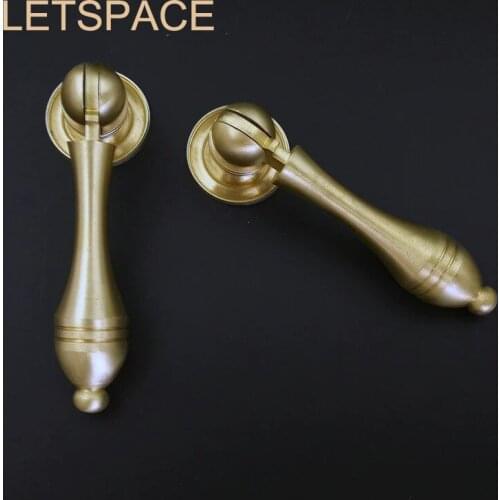 Free shipping European drawer handle Sliding bronze inside handle Antique furniture knobs Wardrobe Cabinet handles Dresser pulls