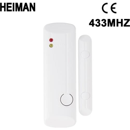 HEIMAN 433MHz Wireless Window Door Magnet Sensor Detector For Home Wireless Alarm System Burglar security prompt