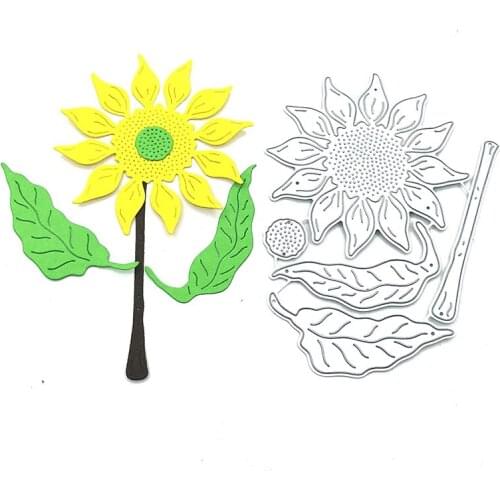 Julyarts Sunflower Dies 2021 Scrapbooking Tools Die Cut Dies Stencil Scrapbooking Photo Album Card Paper Embossing Craft DIY