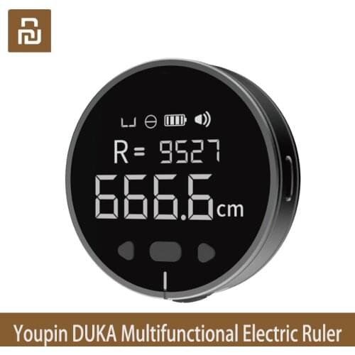 New Youpin DUKA Multifunctional Electric Ruler 99M Length Measurement Volume Measure Distance Meter