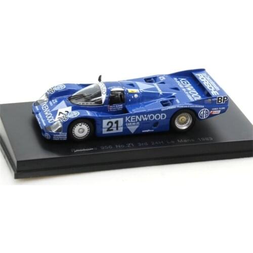 Spark 1:64 1983 Y177 Porsche 956 NO.21 3rd 24H Le Mans Simulation Model Car