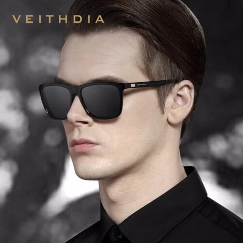 VEITHDIA 2020 Vintage Aluminum+TR90 Sunglasses Photochromic Mens Glasses Polarized Len Sun Glasses Eyewear For Men/Women 6108